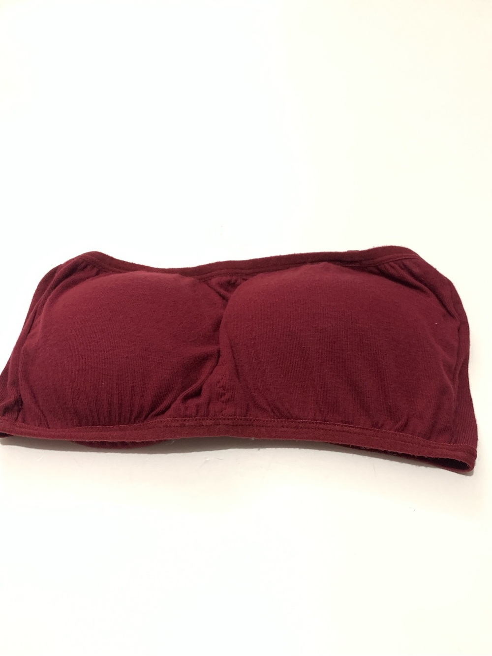 Strapless Bandeau Bra - Burgundy